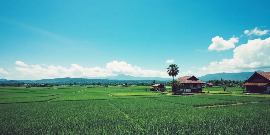 Pemandangan alam desa Coper Ponorogo yang indah